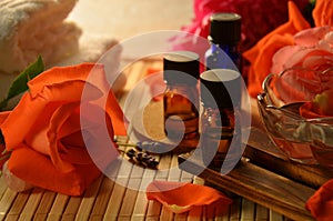 Essential oils and roses