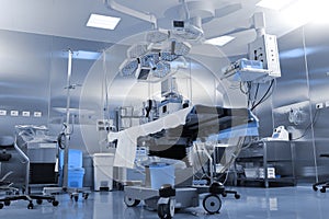 General view of the modern surgical room photo