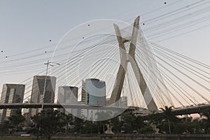 Estaiada bridge, Sao Paulo, SP, Brazil