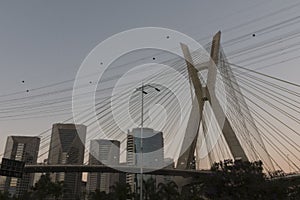 Estaiada bridge, Sao Paulo, SP, Brazil