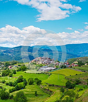 Estamariu in comarca of Alt Urgell, Catalonia, Spain. photo