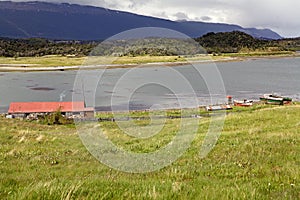 Estancia Harberton in Tierra del Fuego, Patagonia, Argentina photo