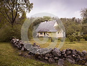 An estate house in estonian countryside