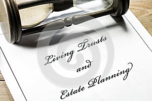 Estate planning document photo