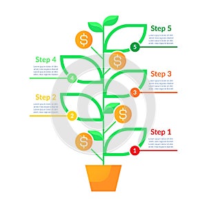 Estate planning infographic chart design template