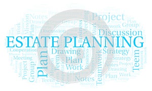 Estate Planning word cloud.