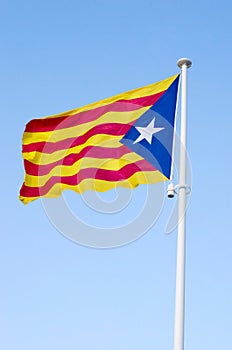 Estelada- the Catalan separatist flag