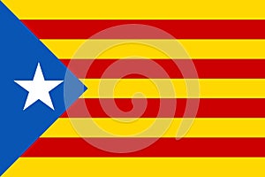 Estelada Catalan flag photo
