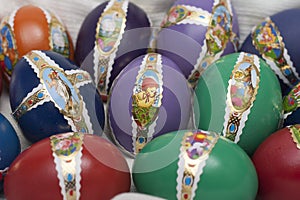 Ester eggs with decoration