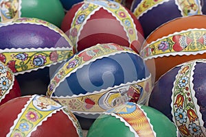 Ester eggs with decoration detail