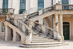 Esterhazy Castle -Stairs to the palace