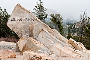 Estes Park Colorado Sign photo