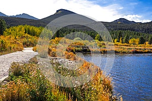 Estes park in Colorado, USA photo