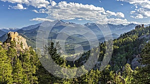 Estes Park Valley from Gem Lake Trail