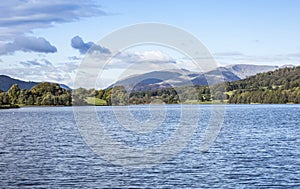 Esthwaite Water in the Lake District in Cumbria