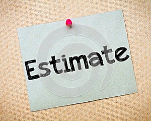 Estimate