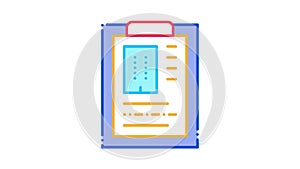 estimate house information Icon Animation