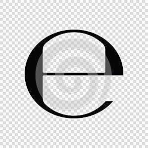 Estimated, E mark symbol Template for your design