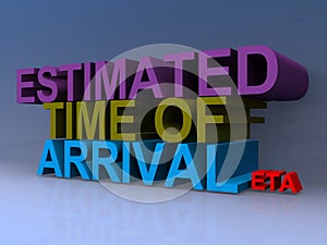 Estimated time of arrival