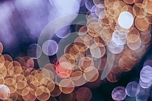Estive abstract background with booble bokeh defocused lights. Beautiful shiny photo with bokeh