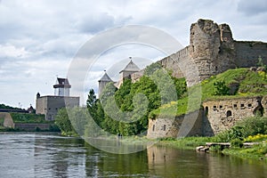 Estonia - Russia. Ancient fortress