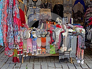 Estonian Woolens Shop in Talinn, Estonia