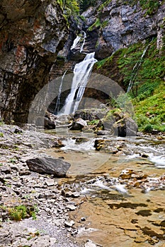 Estrecho waterfall. Ordesa Natural park photo