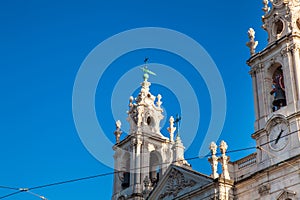 Estrela Basilica or the Royal Basilica and Convent of the Most Sacred Heart of Jesus in Lisbon