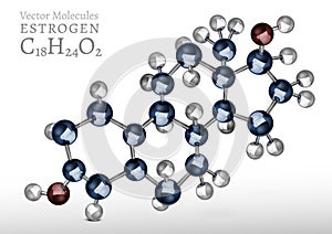 Estrogen Molecule Image