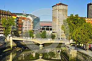 Estuary of Bilbao, in Bilbao, Spain