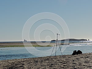 Estuary entrance front of El Pastel island photo