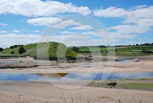 Estuary on river Aln at Alnmouth