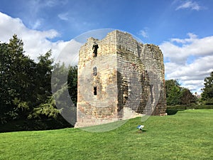 Etal Castle Tower, Northumberland. UK