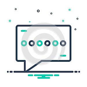 Mix icon for Etc, bubble and dialogue