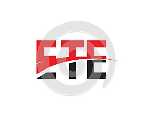ETE Letter Initial Logo Design Vector Illustration photo