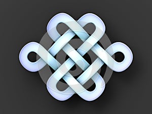 Eternal / endless / buddha knot symbol