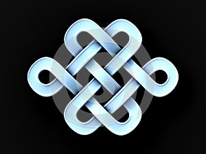 Eternal / endless / buddha knot symbol