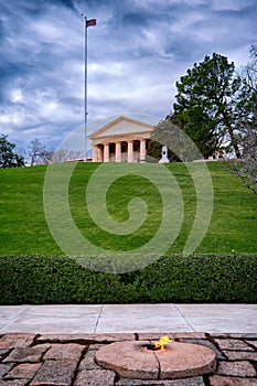 Eternal fire by John Kennedy grave, Arlington, Virgina, USA