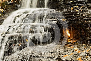 Eternal Flame Waterfall in New York photo