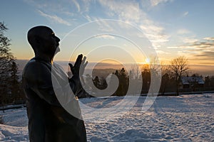 Eternal Peace sculpture on Oslo hill