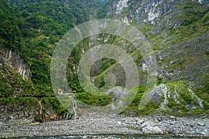 Eternal Spring Shrine in Taroko national park in Taiwan.