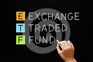 ETF - Exchange Traded Fund Concept photo