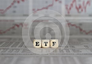 ETF exchange trades funds photo