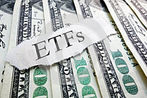 ETF investment money