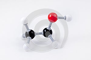 Ethanol Molecule Structure (C2H6O)