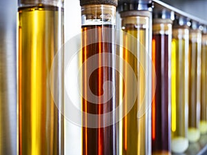 Ethanol oil test in Tube Fuel research Industry