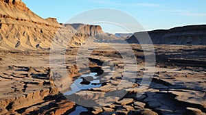 Ethereal Badlands: A Mesmerizing Desert Landscape Of Eroded Rock Formations