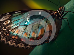 Ethereal Beauty: A Butterfly\'s Iridescent Wings
