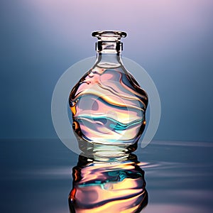 Ethereal Color Waves: Captivating Liquid Reflections