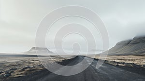 Ethereal Icelandic Landscape: Eiro\'s 8k Photo Of Misty Oasis Path